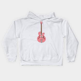 Solo Pink Guitar Kids Hoodie